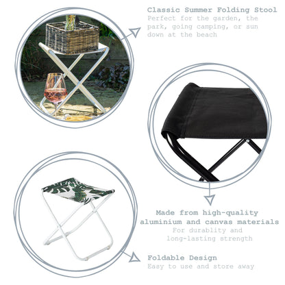 Black Classic Folding Stool