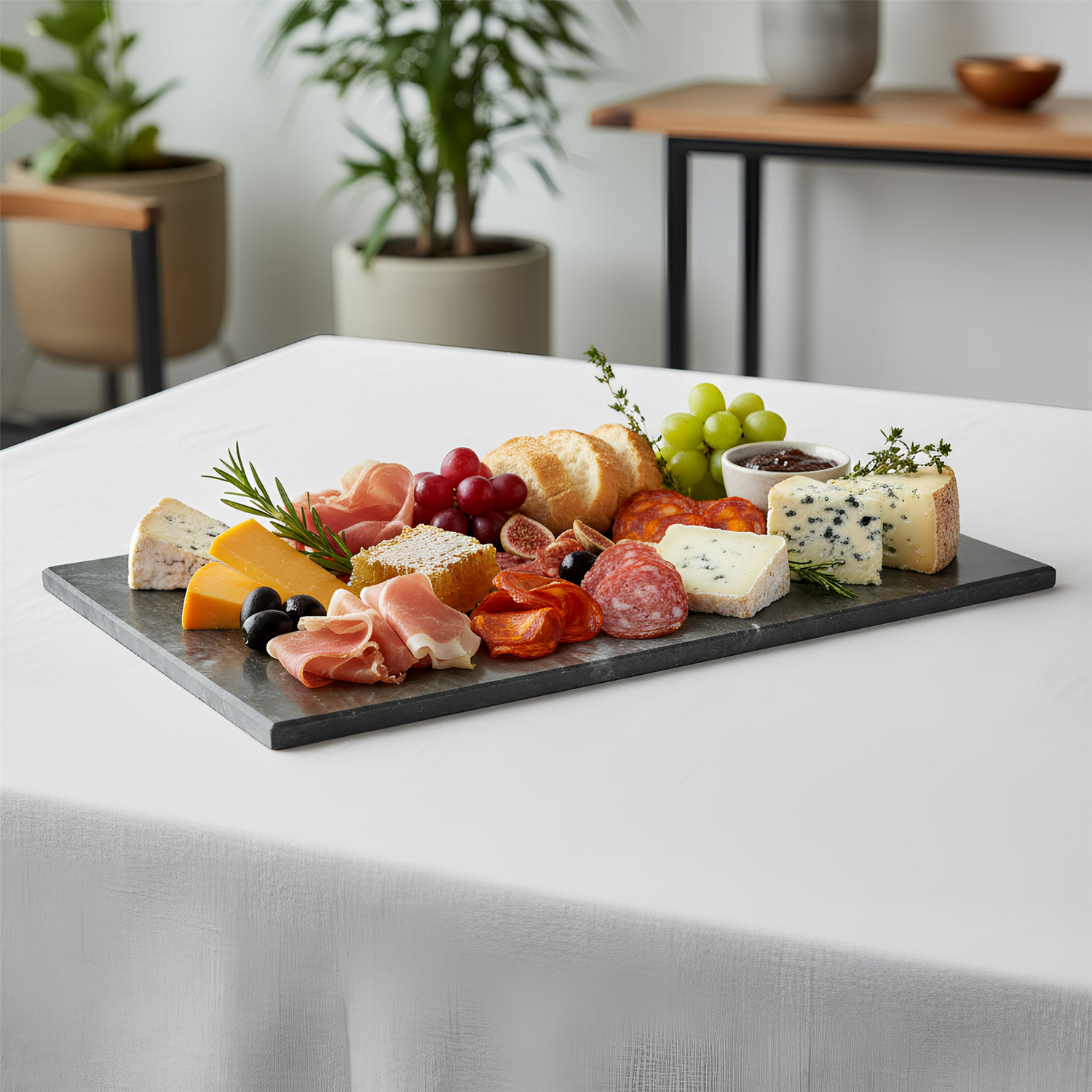 Marble Serving Board - 32.5 x 17.5cm - Black