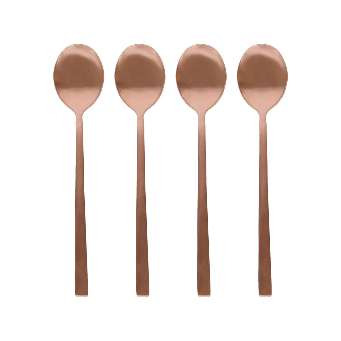 Copper 14.5cm Stainless Steel Teaspoons - Pack of 4