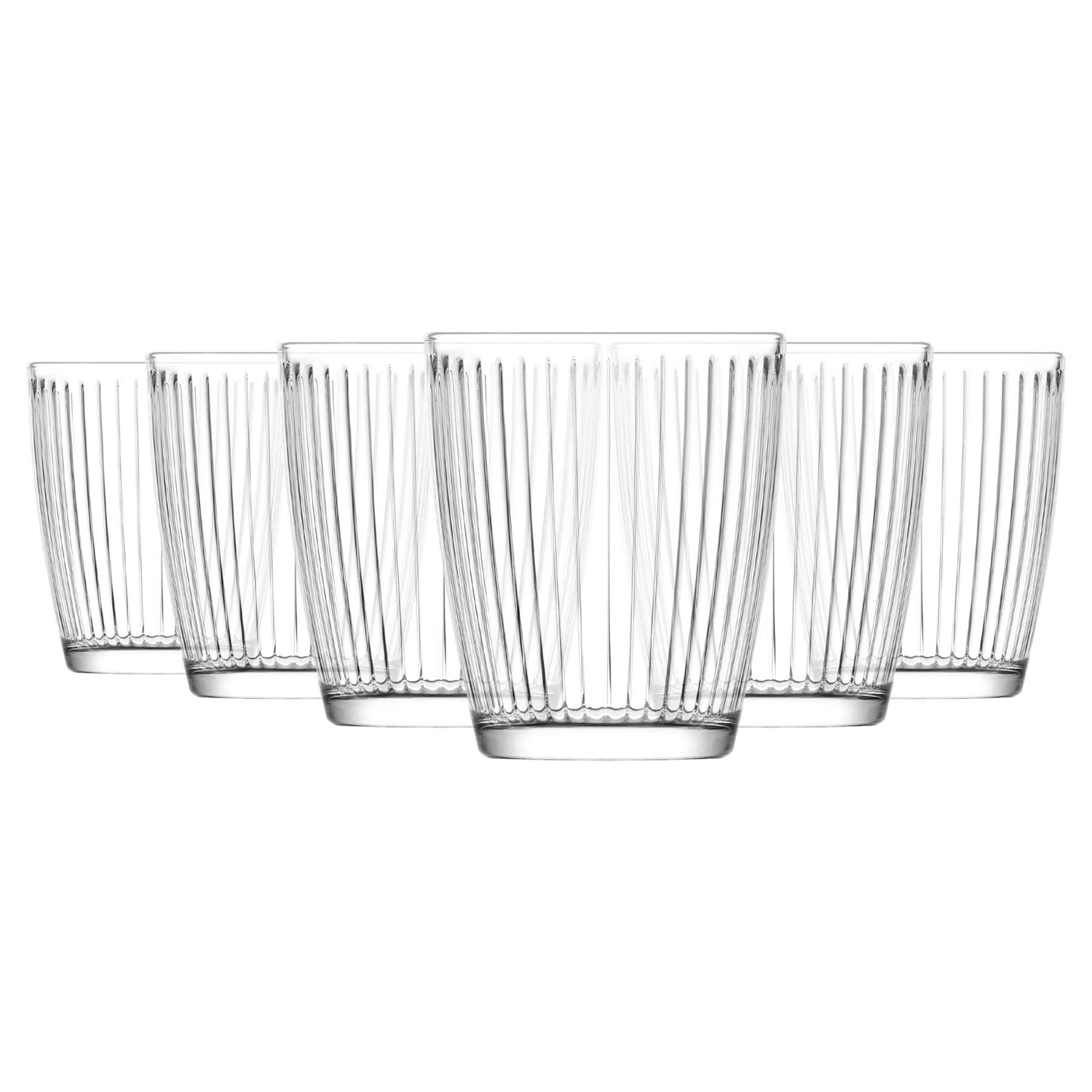 340ml Hestia Glass Tumblers - Pack of 6