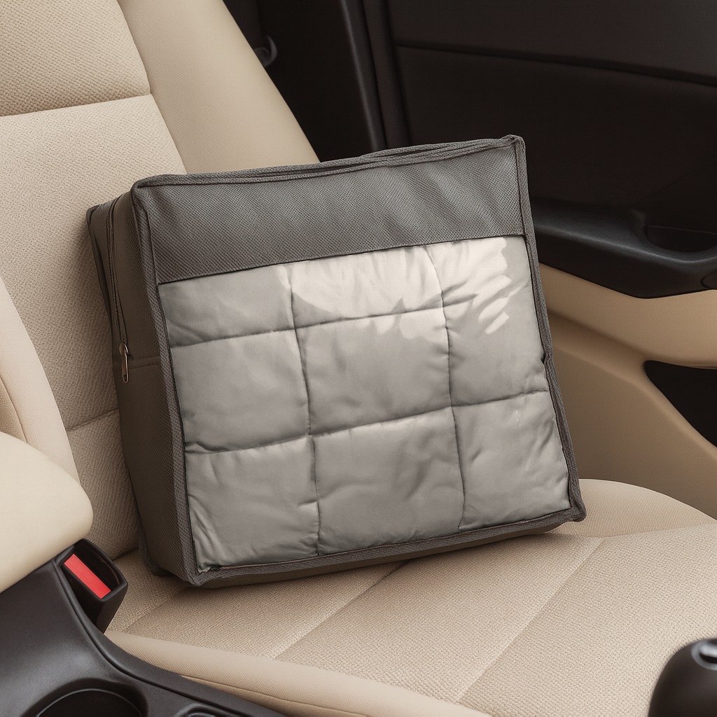 Weighted Blanket with Storage Bag - 125 x 180cm - 6kg - Grey