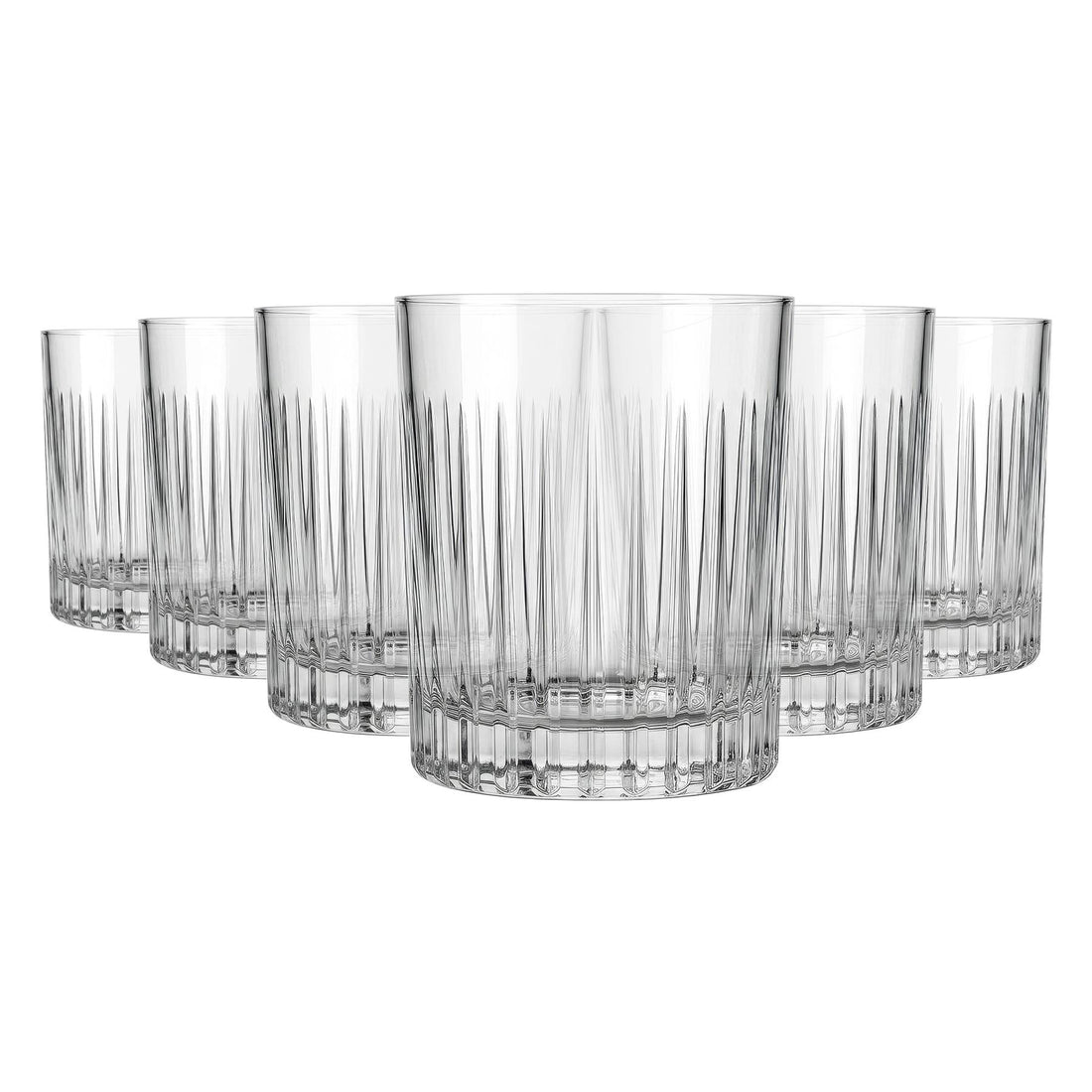 360ml Timeless Crystal Double Whisky Glasses - Pack of 6