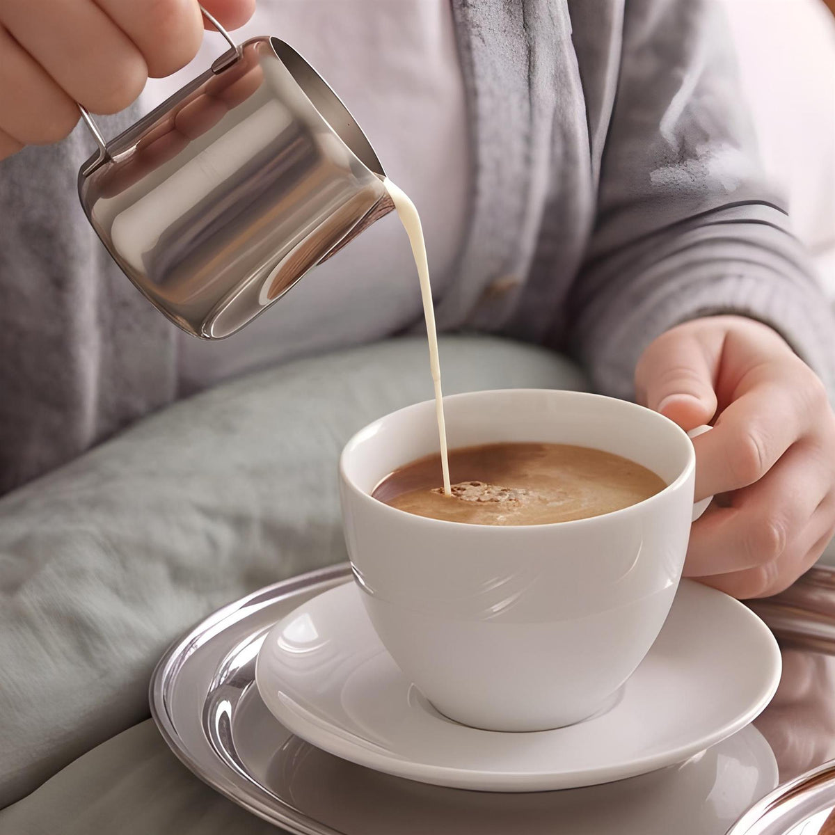 170ml Stainless Steel Milk Jug