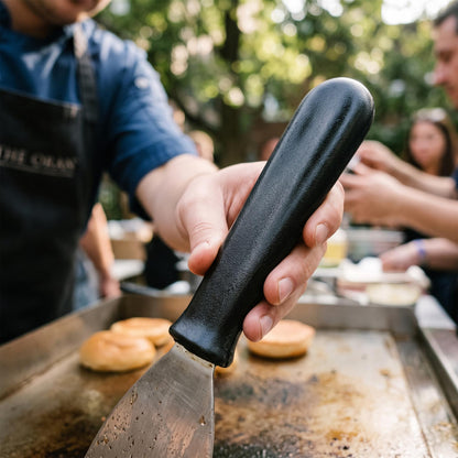 Stainless Steel Griddle Scraper - 11.5 x 7.5cm