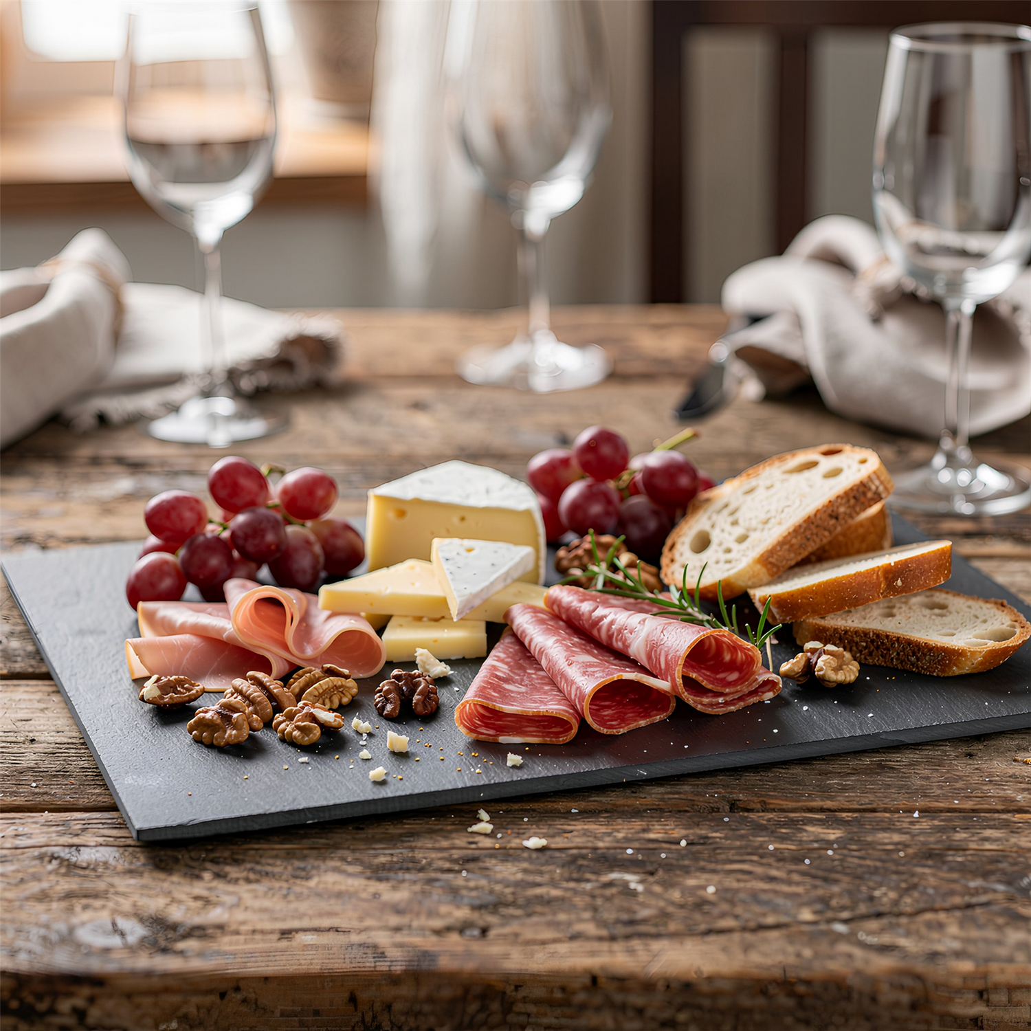 Linea Slate Serving Board - 30 x 20cm
