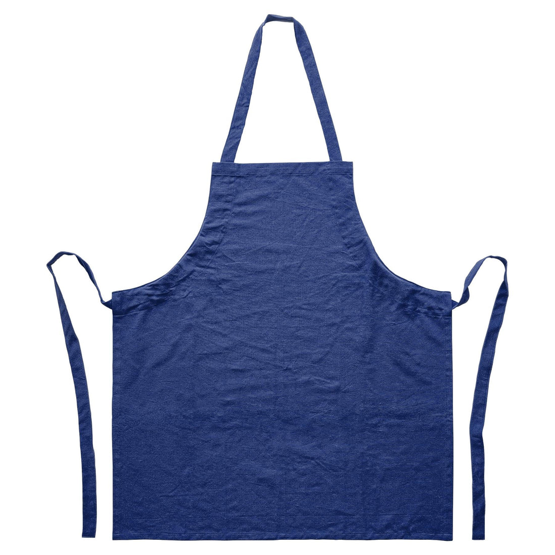 Navy Cotton Kitchen Bib Apron - One Size