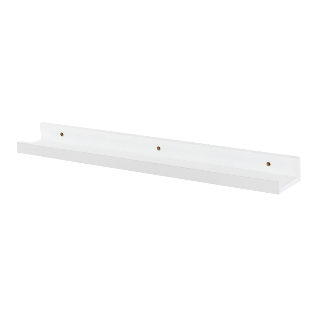 57cm White Floating Picture Ledge Shelf