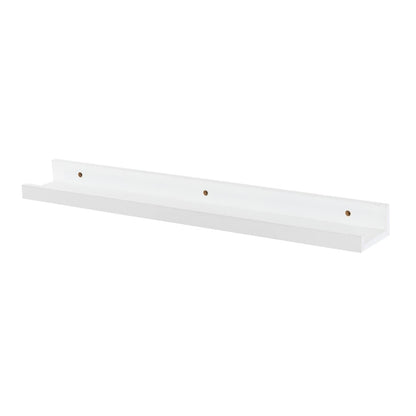 57cm White Floating Picture Ledge Shelf