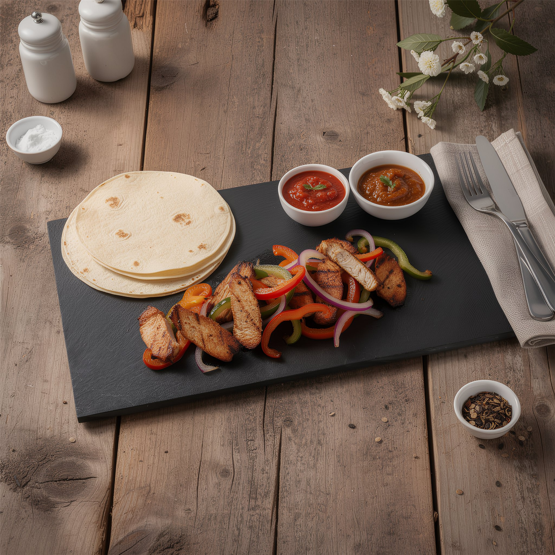 Linea Slate Serving Board - 32 x 18cm