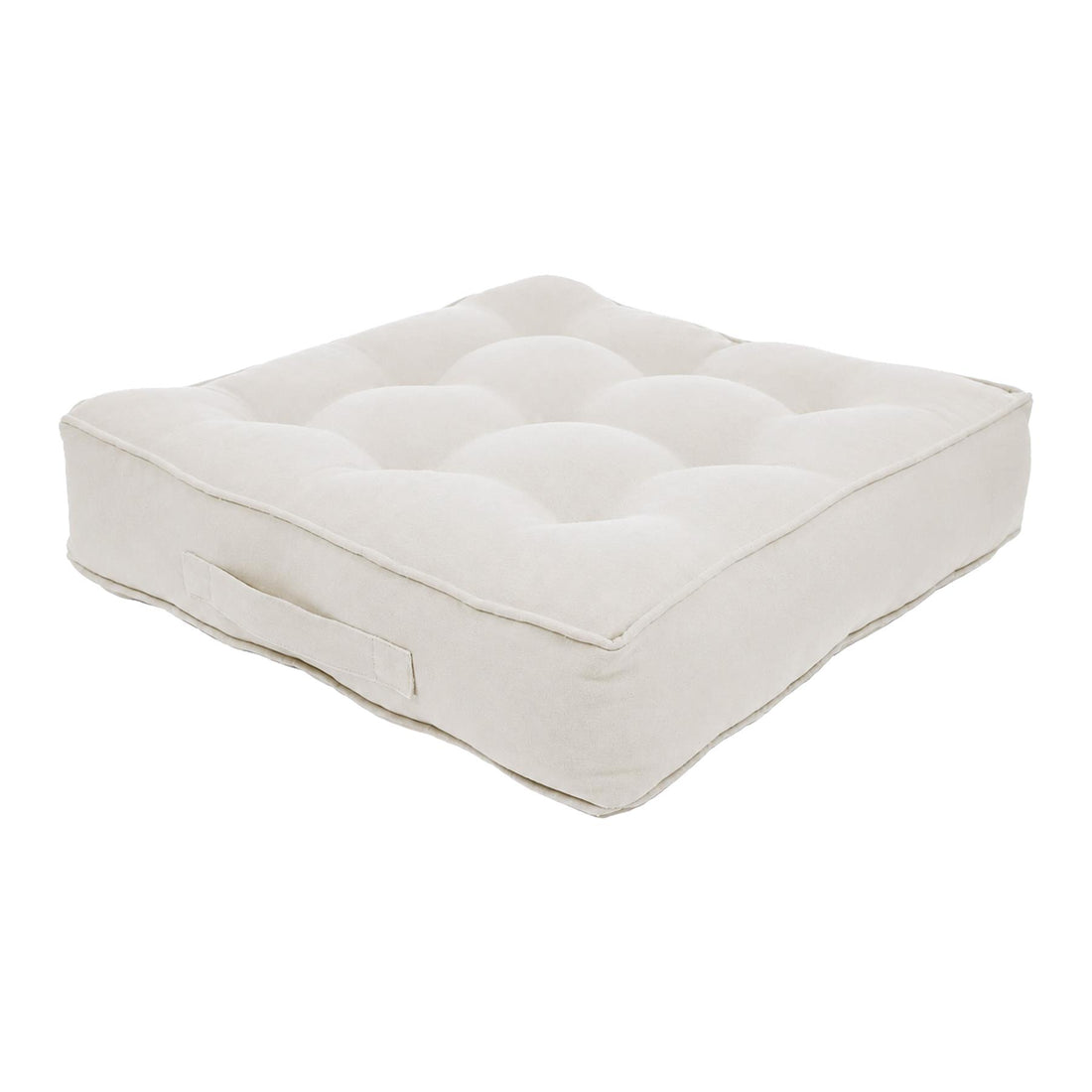 Square Armchair Booster Cushion - 50 x 50cm - Cream
