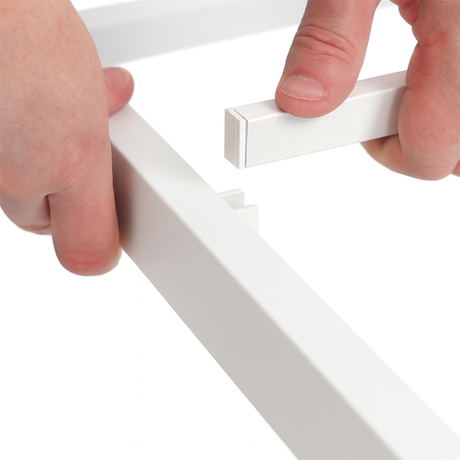 Double Metal Bed Frame - 4ft 6" - White