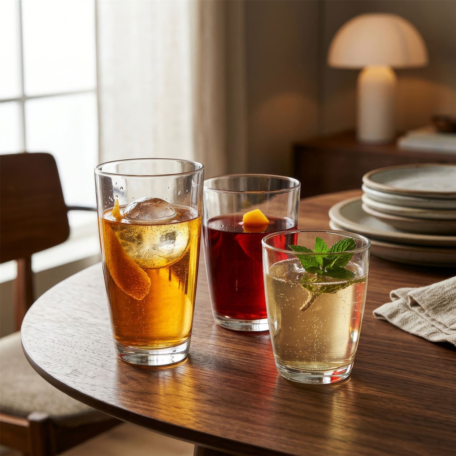 400ml Conical Highball Glasses - Pack of Six