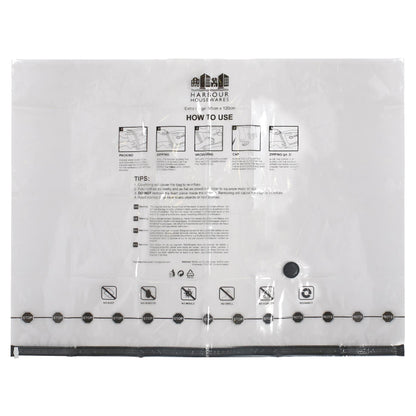 Vacuum Storage Bags - Extra-Large (90 x 120cm) - Black - Pack of 5