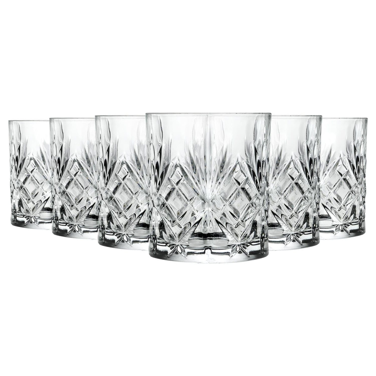240ml Melodia Whisky Glasses - Pack of 12 - By RCR Crystal