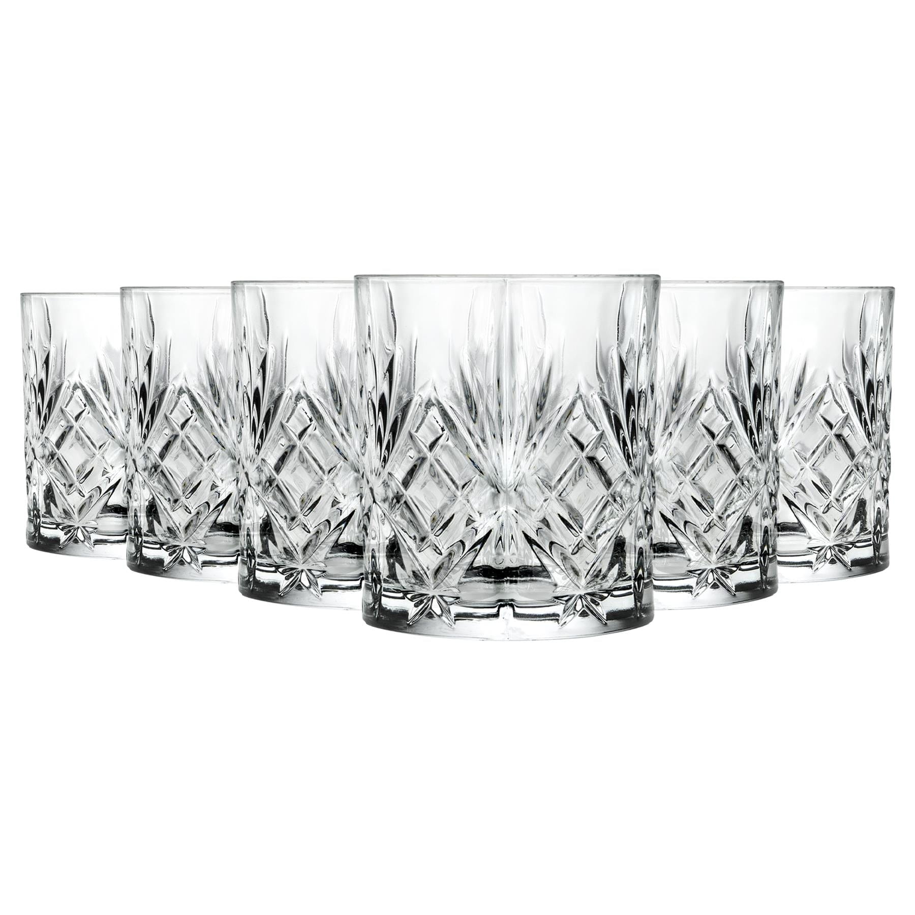 240ml Melodia Whisky Glasses - Pack of 12 - By RCR Crystal