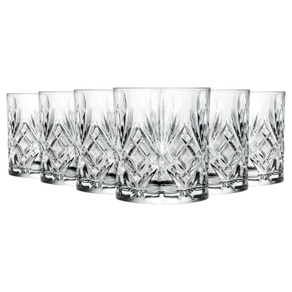240ml Melodia Whisky Glasses - Pack of 12 - By RCR Crystal