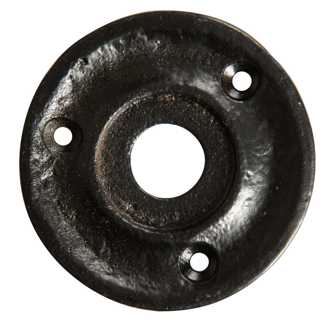 Black 60mm Round Iron Rim &amp; Mortice Door Knob