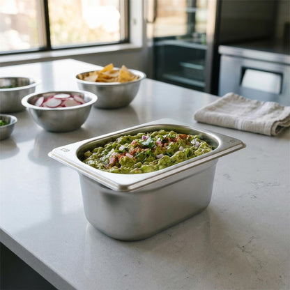 Stainless Steel Gastronorm Container - 1/9 100mm - 800ml