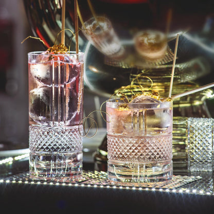 12 Piece Crystal Glassware Set