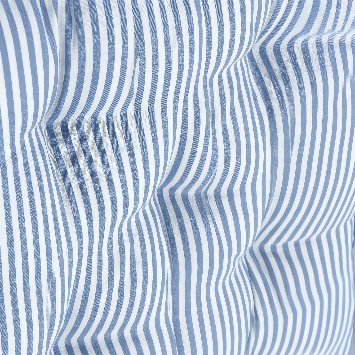 Deluxe Square Seat Pad - 40 x 40cm - Blue Stripe
