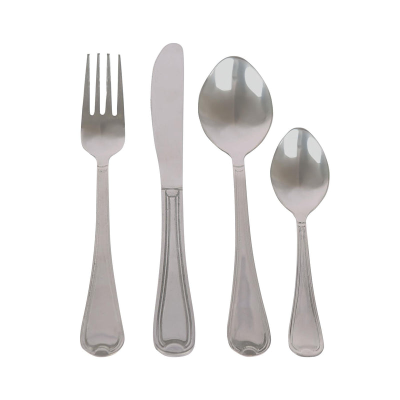 16pc Deco Stainless Steel Cutlery Set - By Excellent Houseware