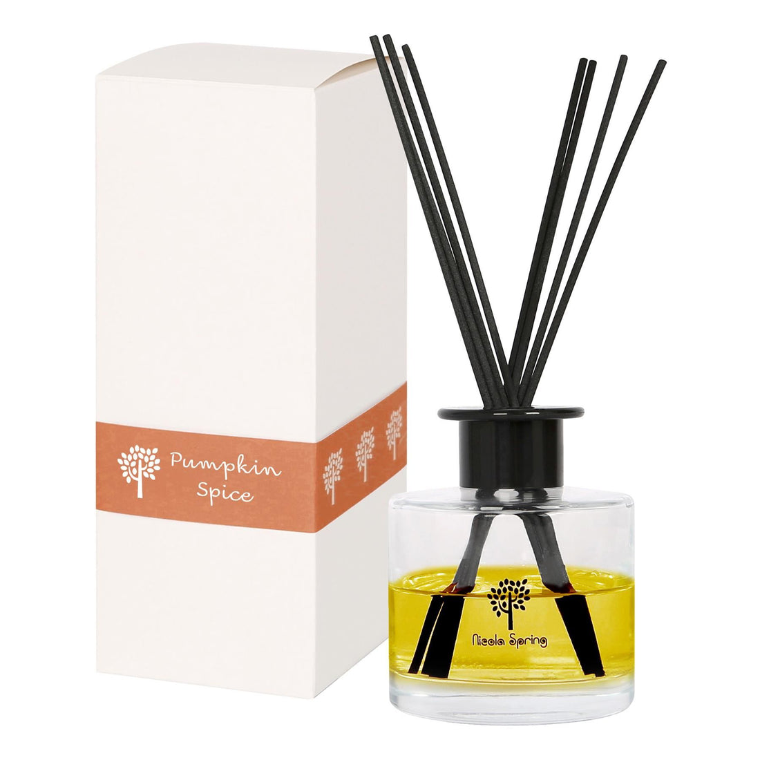 Glass Reed Diffuser - 200ml - Pumpkin Spice