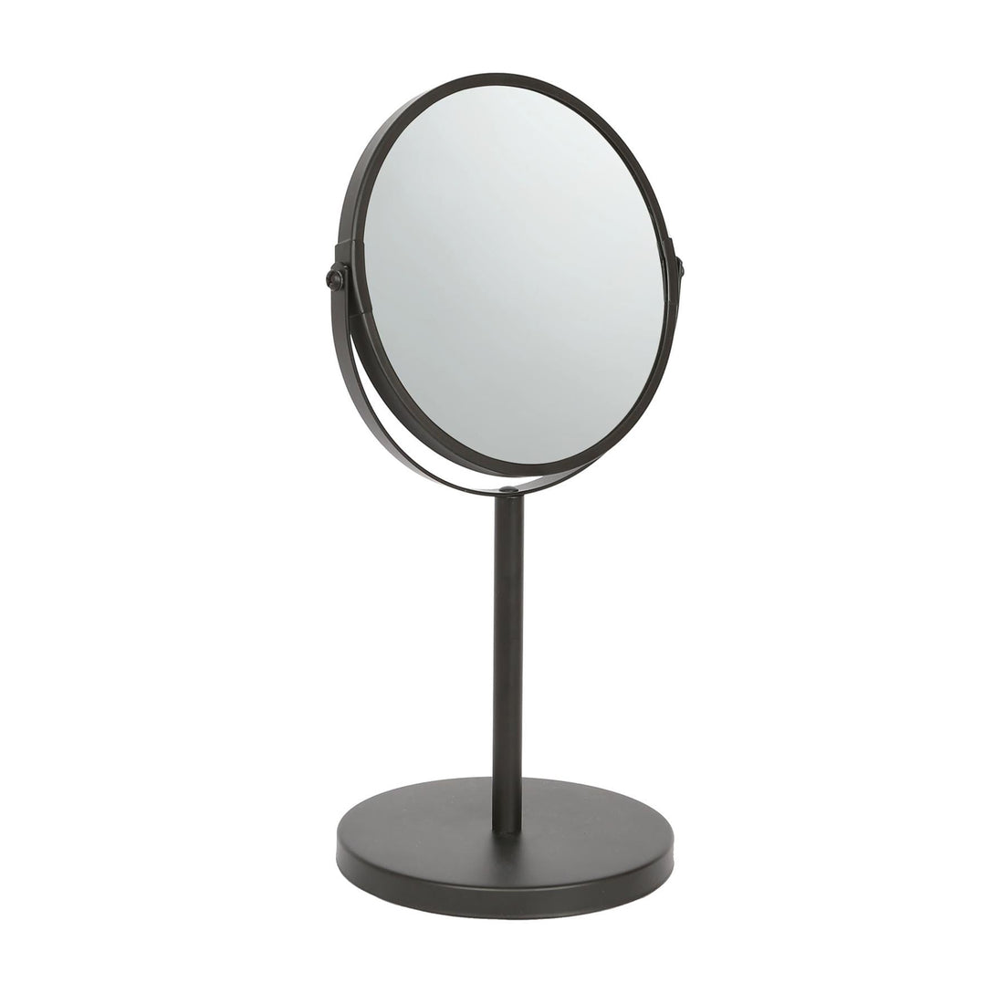 18.5cm x 34.5cm Black Pedestal Mirror