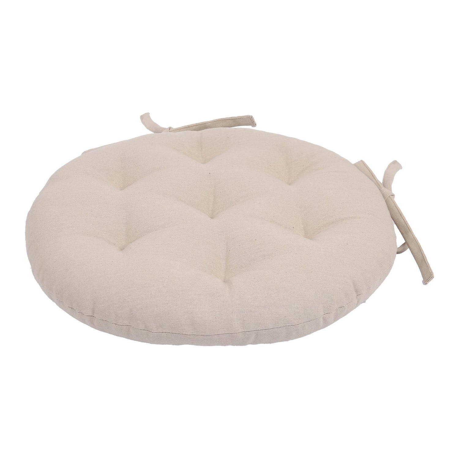 Round Seat Pad - 40 x 40cm - Natural