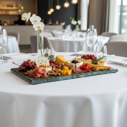 Marble Serving Board - 32.5 x 17.5cm - Green