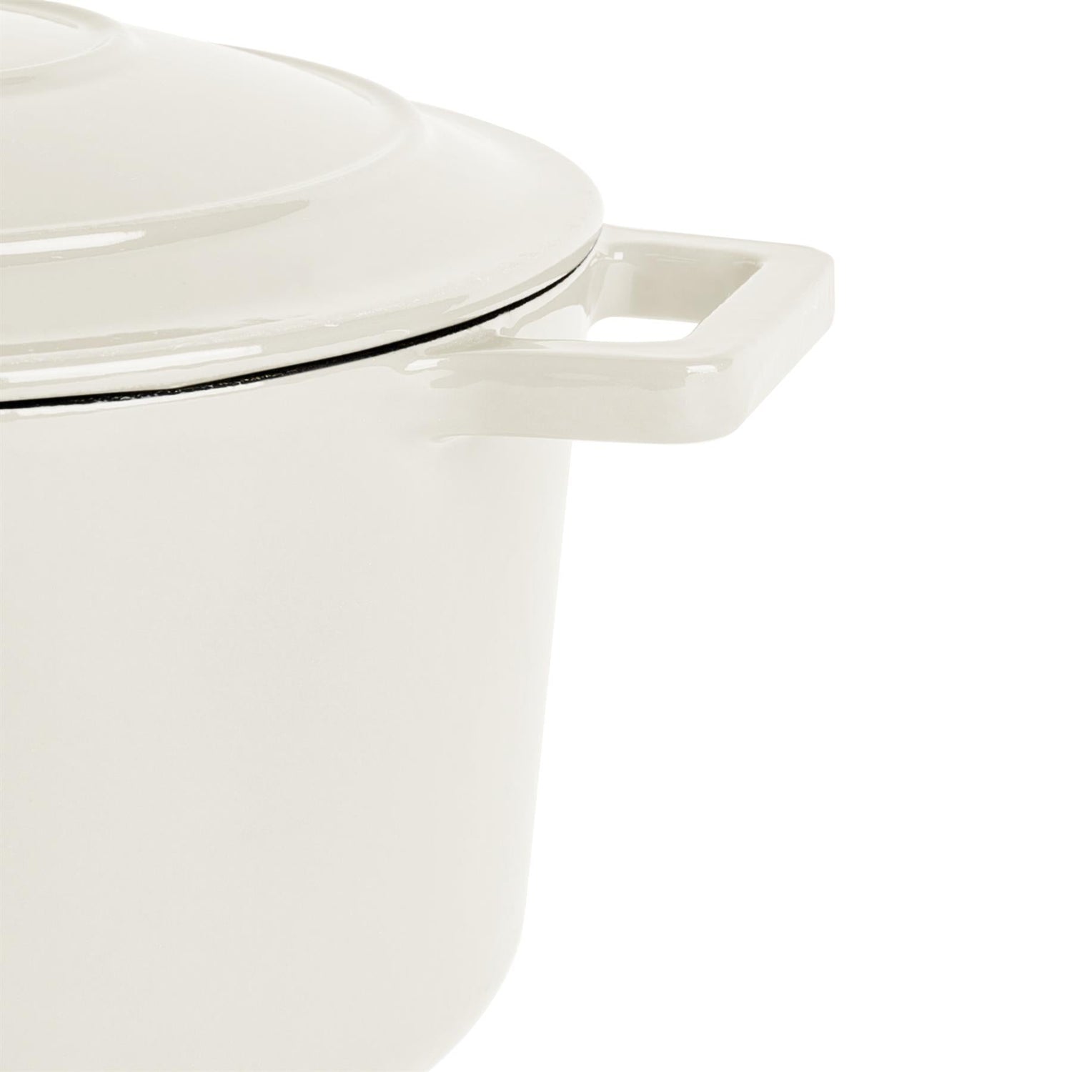 4.5L Pebble Gloss Cast Iron Casserole Dish