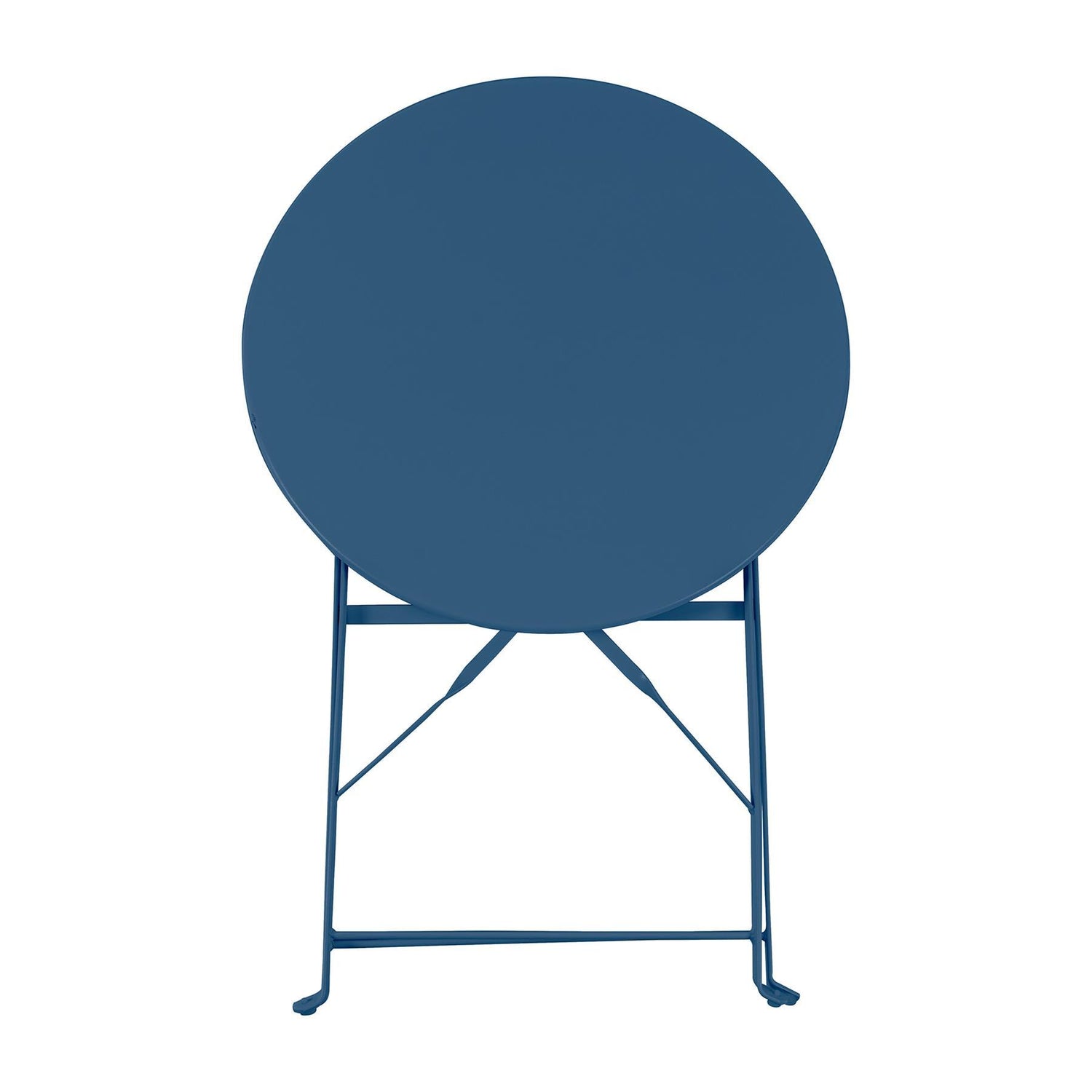 Navy Two-Seater Round Bistro Set
