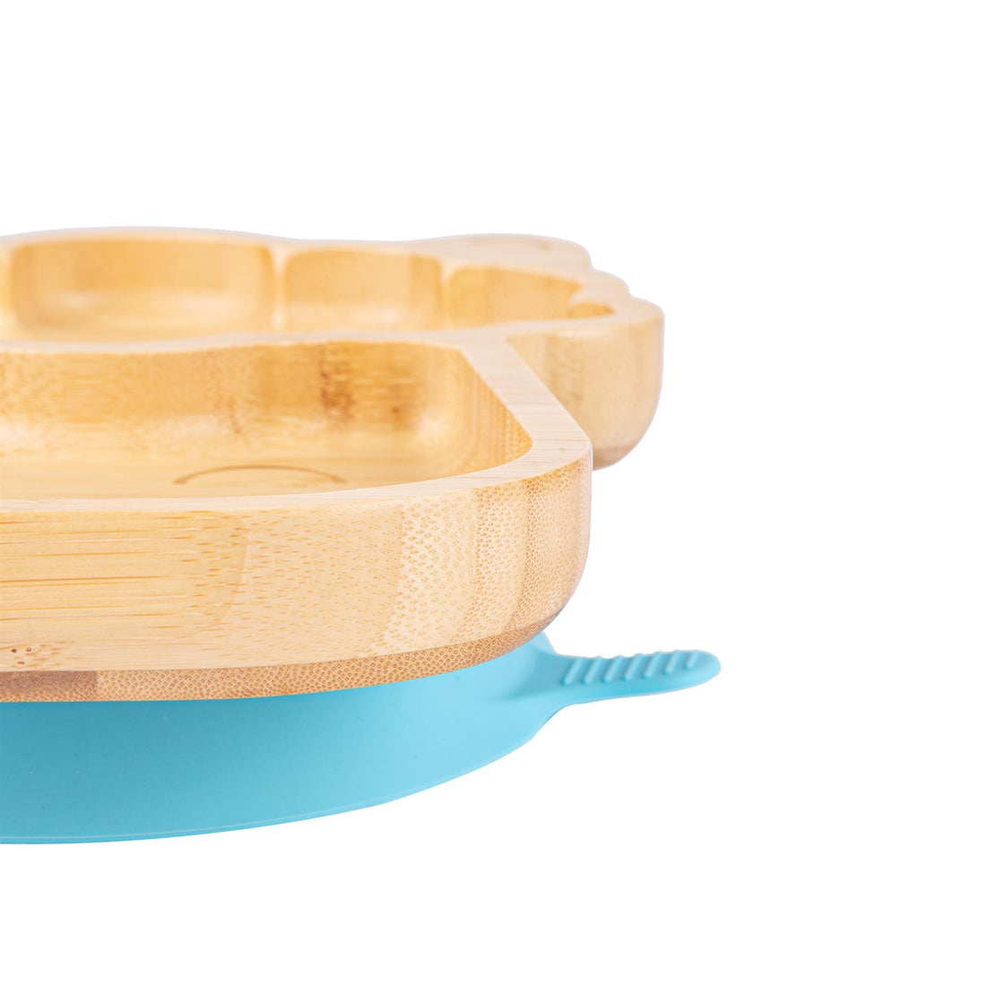 Lenny the Llama Bamboo Suction Dinner Set - Blue