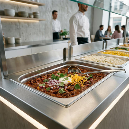 Stainless Steel Gastronorm Container - 1/1 150mm - 18L