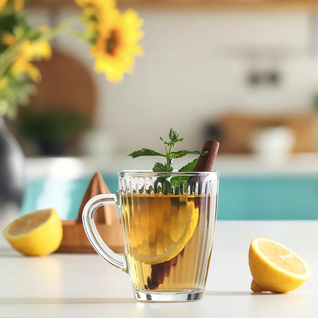 300ml Hestia Glass Mugs - Pack of 6