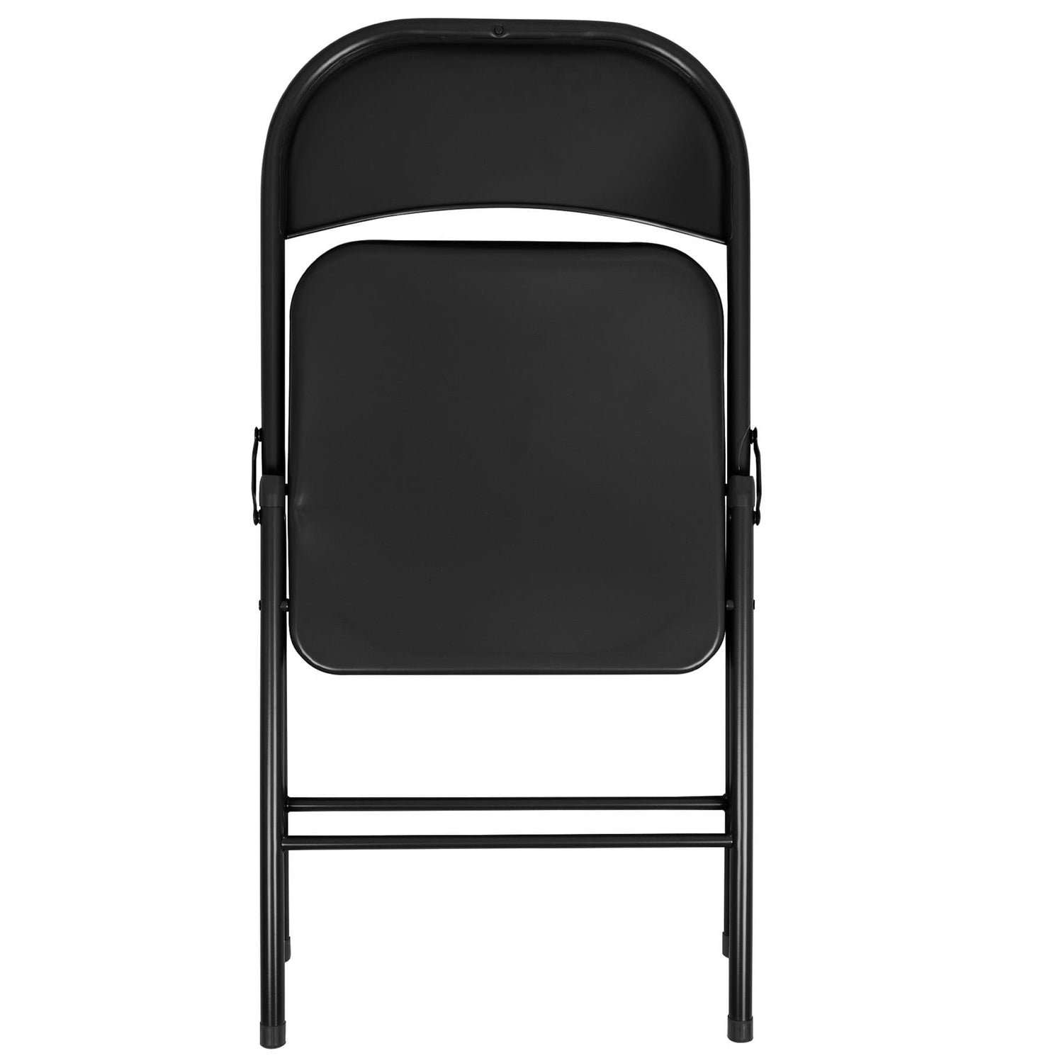 Matt Black Metal Folding Chair