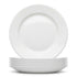 Round Opalware Buffet Dinner Plates - 22.5cm - White - Pack of 6