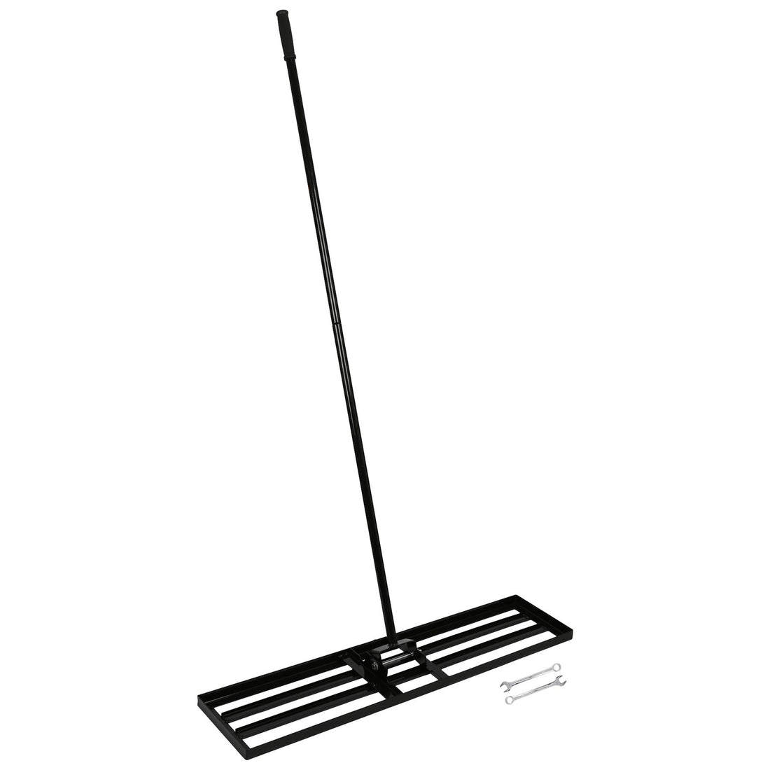 106cm x 25cm Heavy Duty Iron Lawn Levelling Rake