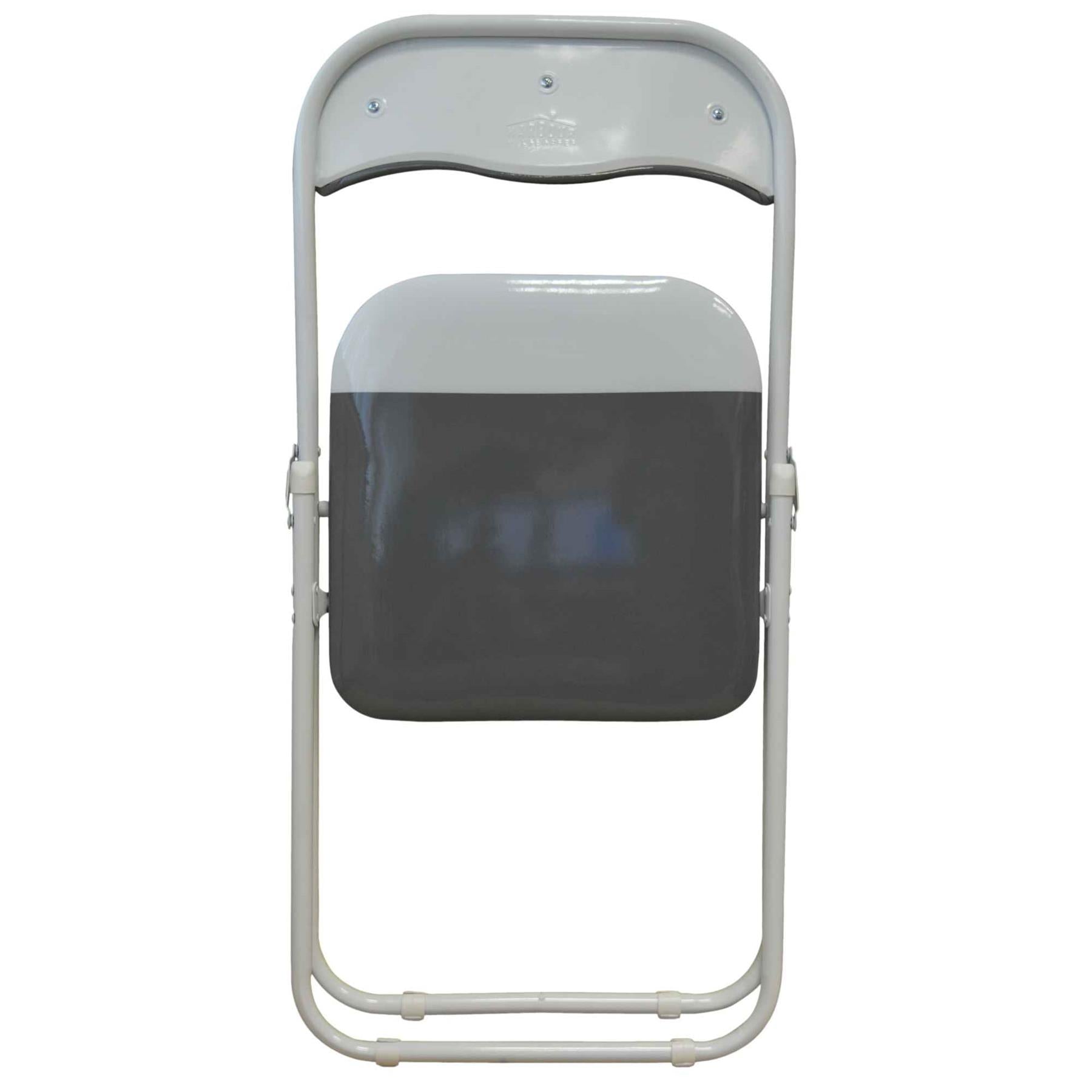 Grey Wave Padded Folding Chair - Pack of Six