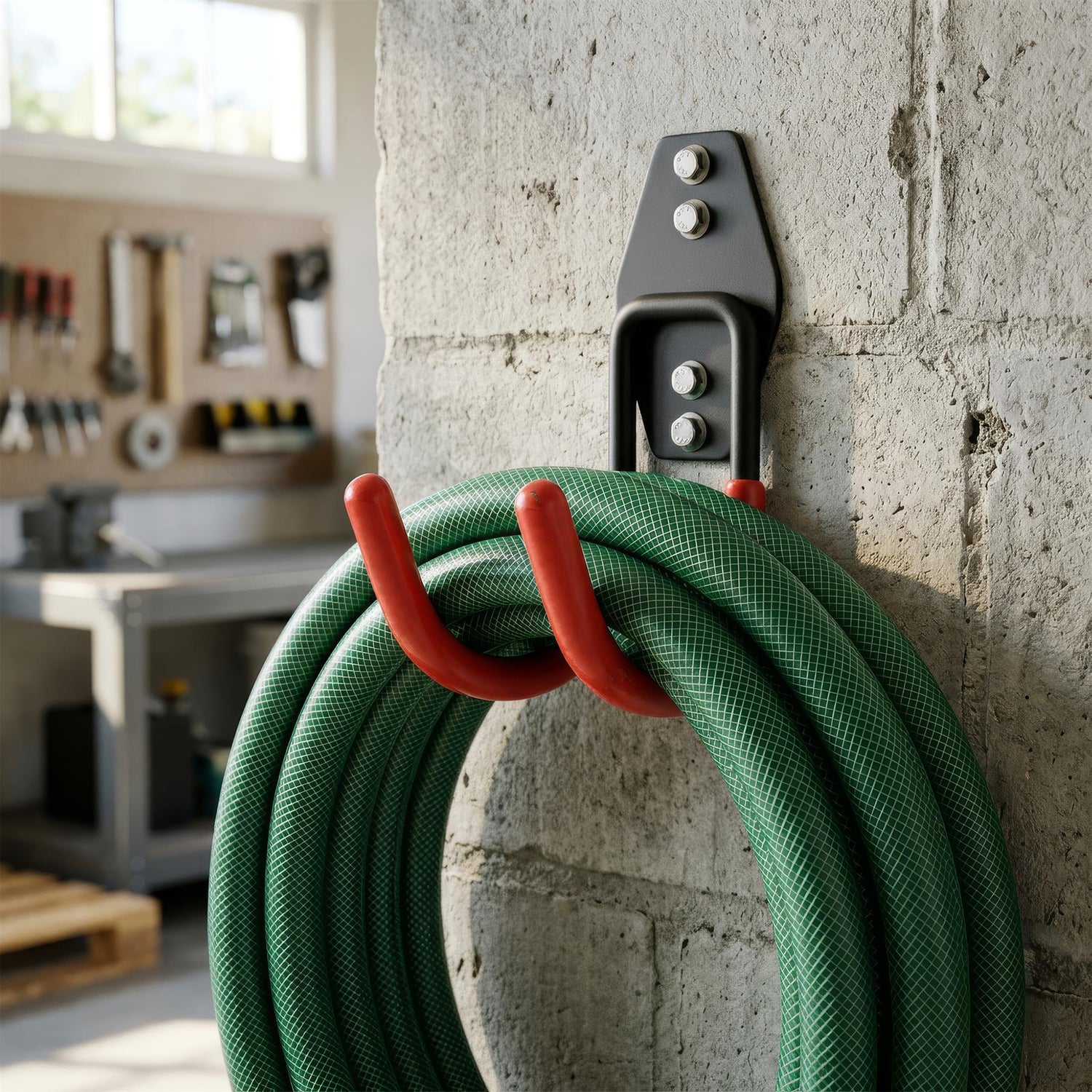 12 Piece Garage Hook Set - 5 Sizes - Black/Orange