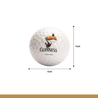 Guinness Toucan Golf Balls - White - Pack of 3