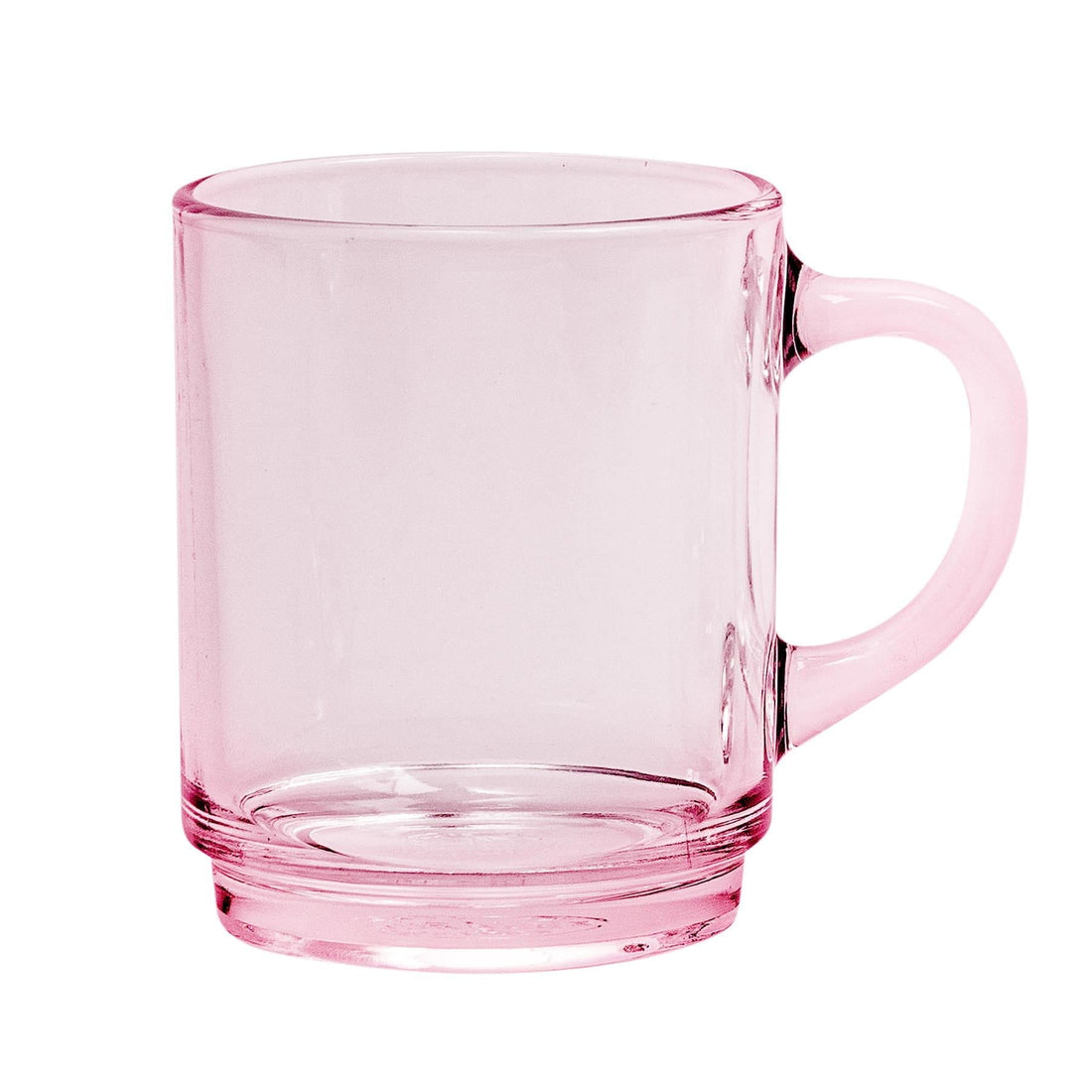 260ml Pink Versailles Coffee Glasses - Pack of Six