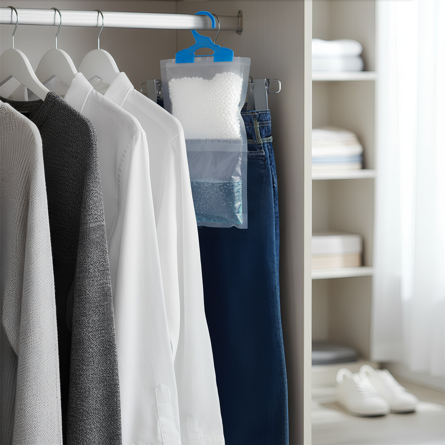 Hanging Wardrobe Dehumidifiers - 230g - Unscented - Pack of 12