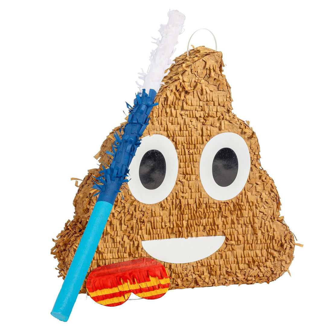 Large Poop Emoji Pinata Party Set with Blue Stick