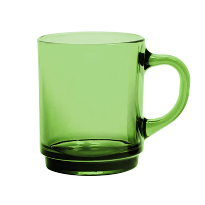 260ml Green Versailles Coffee Glasses - Pack of Six