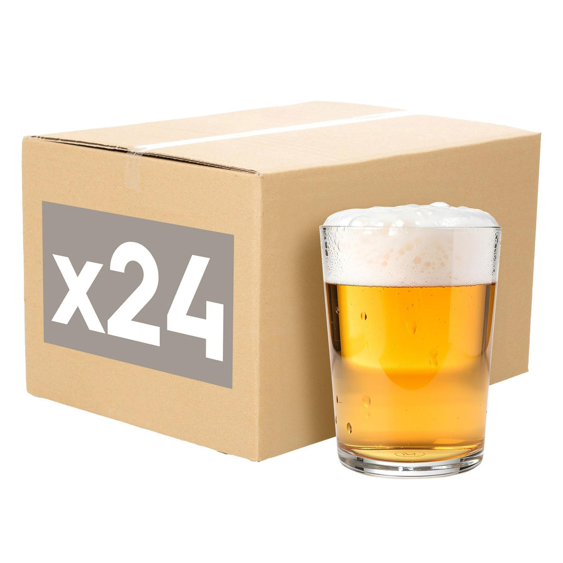 650ml (23oz) Grand Islington Pint Beer Glasses - Pack of 24