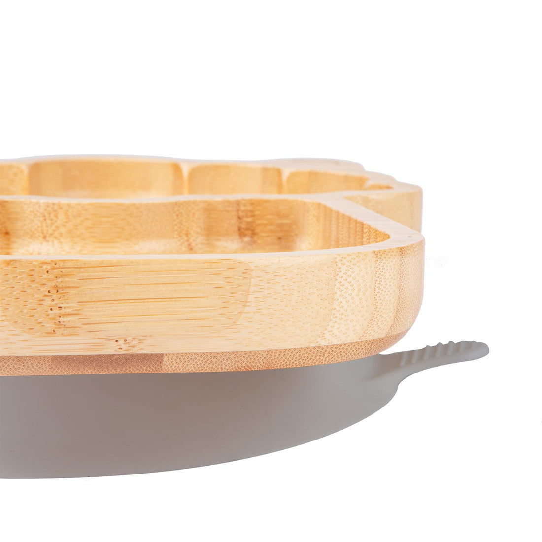 Lenny the Llama Bamboo Suction Dinner Set - Grey