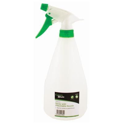 White 750ml Garden Sprayer & Adjustable Nozzle - By Green Blade