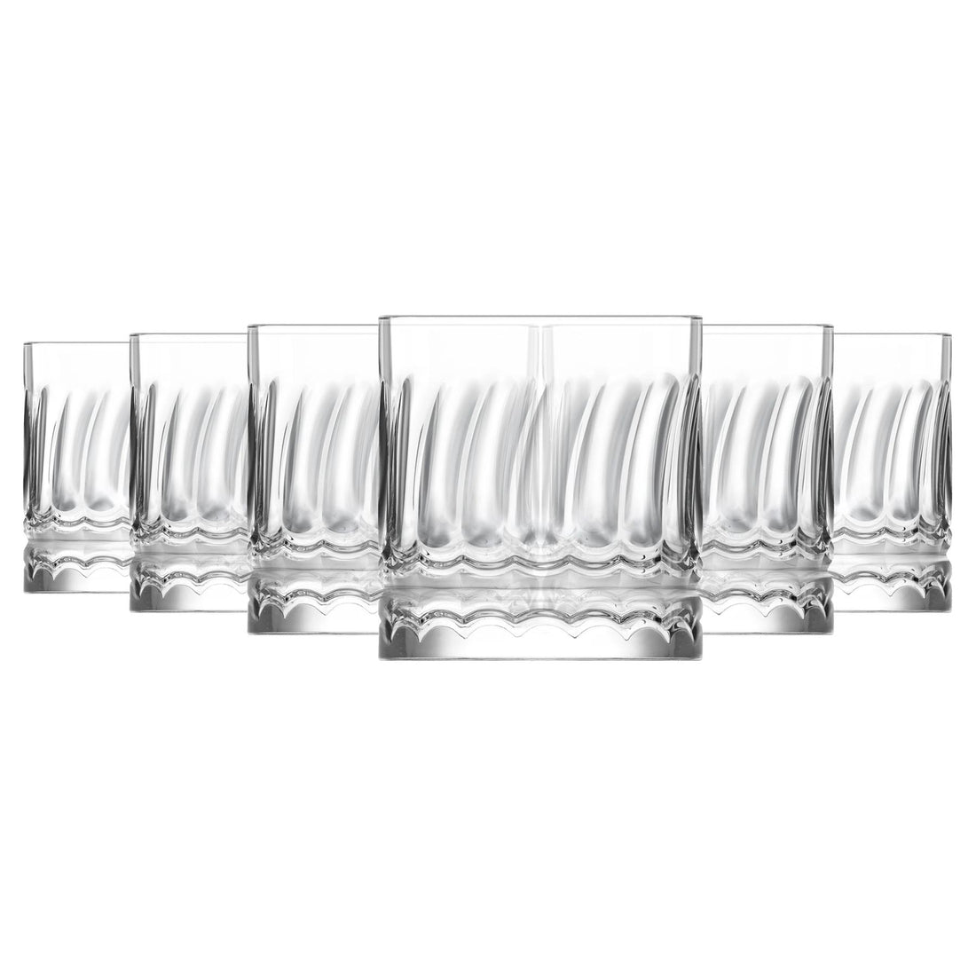 330ml Wave Whisky Glasses - Pack of 6