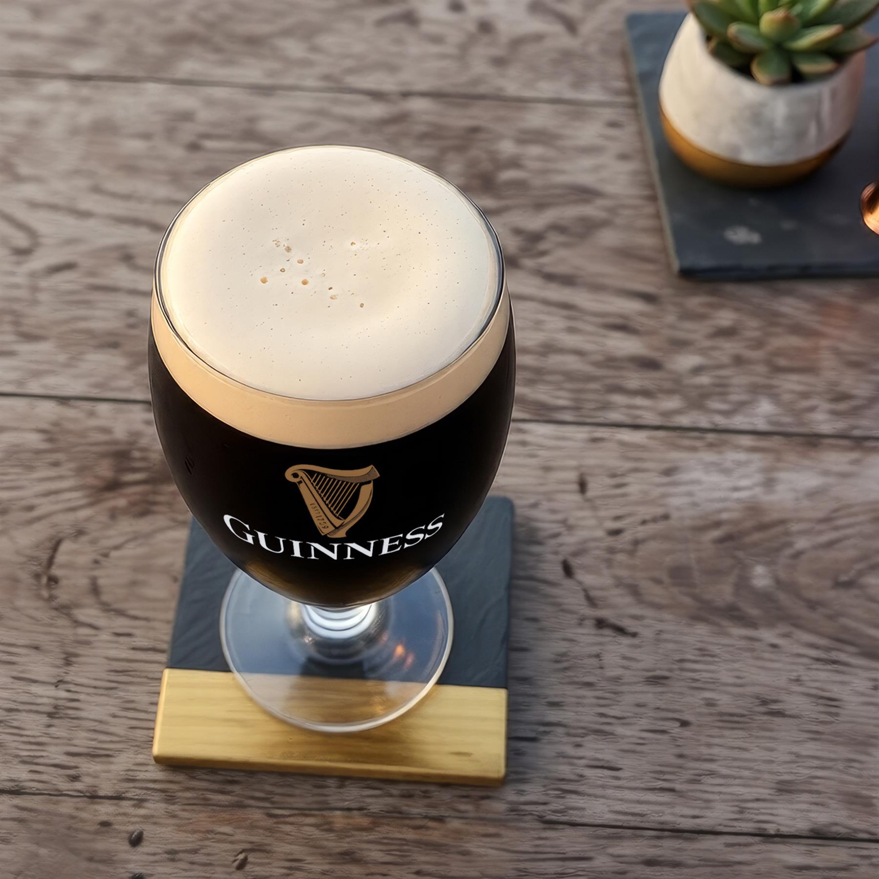 Guinness Stemmed Half Pint Glass