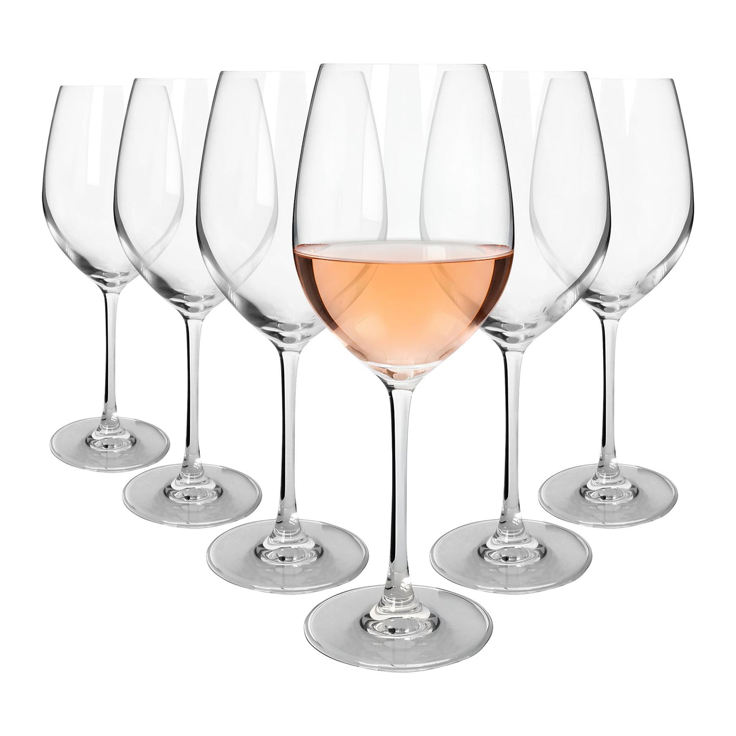 540ml Mayfair Crystal Rosé Wine Glasses - Pack of 6